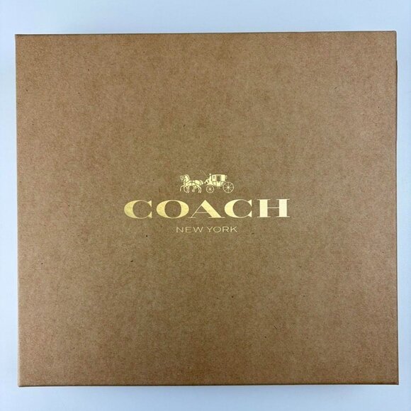 Coach CO083 Signature Metallic Oblong Scarf in Graphite - Picture 4 of 4